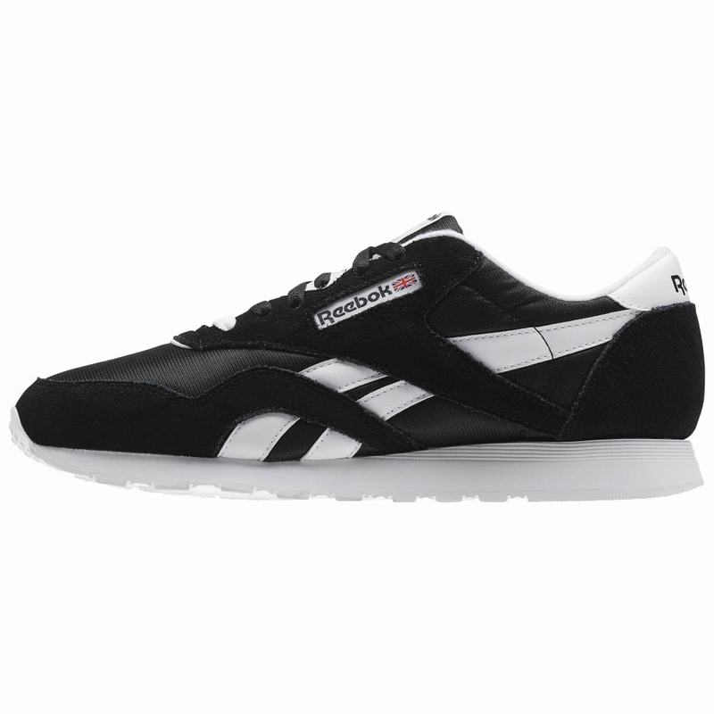 Tenisi Reebok Classic Nylon Barbati Negrii/Albi Romania DZ9002MY